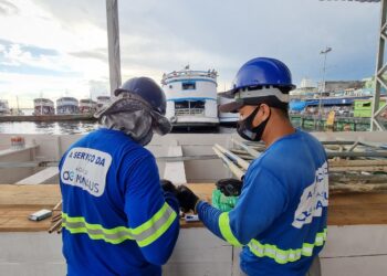 Empresa montou sistema para diminuir os impactos em locais atingidos pela subida das águas do Rio Negro na região central - Foto: Divulgação