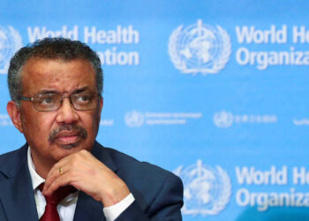FILE PHOTO: Director-General of the World Health Organization (WHO) Tedros Adhanom Ghebreyesus attends a news conference on the novel coronavirus (2019-nCoV) in Geneva, Switzerland February 6, 2020. To match Special Report HEALTH-CORONAVIRUS/WHO-TEDROS   REUTERS/Denis Balibouse/File Photo
