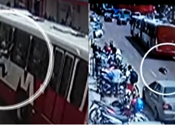 O rapaz ficou em desespero quando viu o assalto e disse que tentou fugir. Foto: Divulgação