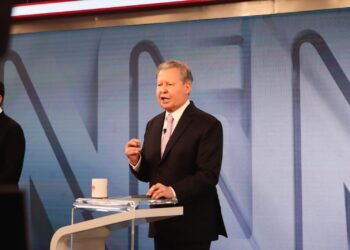 Último debate das eleições primárias, promovido pela rede CNN Brasil, aconteceu na noite de quarta-feira (17). Foto: Karla Vieira/Assessoria AVN - Divulgação