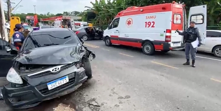 Acidente foi registrado nas primeiras horas de domingo (21). Foto: Divulgação