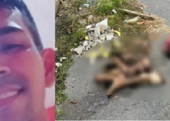 George Gaia Santos, de 29 anos, foi colocado dentro de bolsa de delivery. Foto: Divulgação