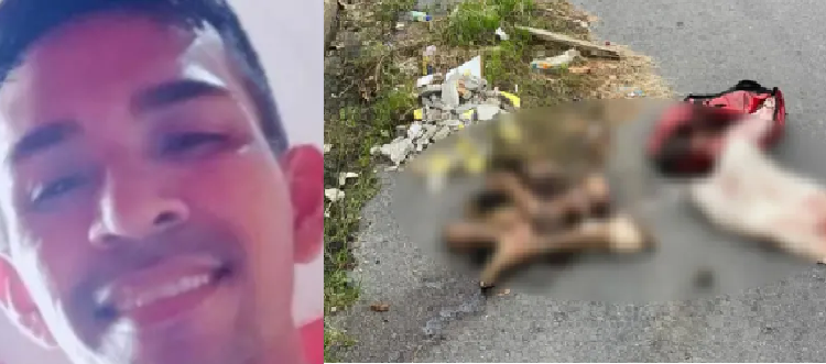 George Gaia Santos, de 29 anos, foi colocado dentro de bolsa de delivery. Foto: Divulgação