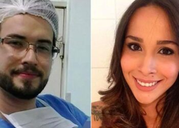 Beatriz tinha apenas 23 anos quando levou pancada do namorado, que é médico. Foto: Reprodução