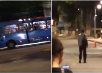 Homem não quis se estressar e simplesmente pegou sua mochila, juntou dinheiro e foi embora. Foto: Reprodução/Instagram