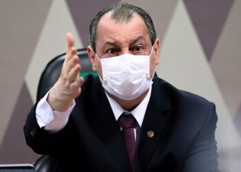 O presidente da CPI e o presidente trocaram várias farpas nesse final de semana. Foto: Agência Senado - Divulgação