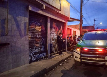 O crime aconteceu no Boteco do Flamengo, no bairro Grande Vitória, Zona Leste. Foto: Divulgação