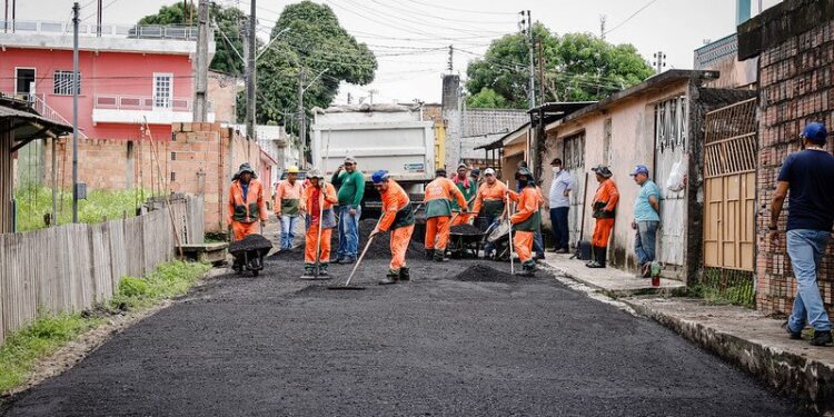 Vias receberam revitalização desde a última sexta-feira (19). Foto: Osmar Neto/Seminf - Divulgação