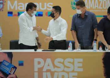 Governador Wilson Lima liberou R$ 20 milhões da contrapartida estadual para a Prefeitura. Foto: Diego Peres/Secom