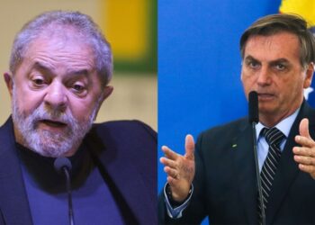 Pesquisa mostra Lula com 51% e Bolsonaro com 48%. Foto: Reprodução