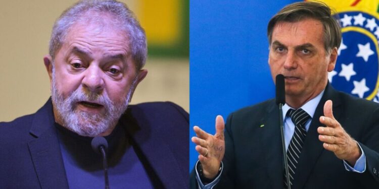 Pesquisa mostra Lula com 51% e Bolsonaro com 48%. Foto: Reprodução