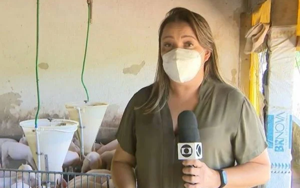 Aline Fonseca é da afiliada da TV Globo em Uberlândia (MG). Foto: Reprodução