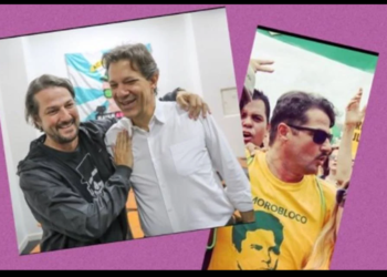 Em 2016, Serrado apoiava Sergio Moro e disse que já votou em Aécio. Hoje, é crítico do presidente Jair Bolsonaro. Foto: Reprodução
