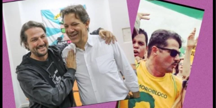 Em 2016, Serrado apoiava Sergio Moro e disse que já votou em Aécio. Hoje, é crítico do presidente Jair Bolsonaro. Foto: Reprodução