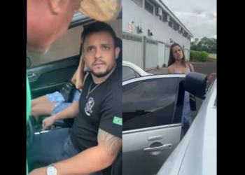 Vídeo do flagra caiu nas redes sociais nessa semana. Foto: Reprodução