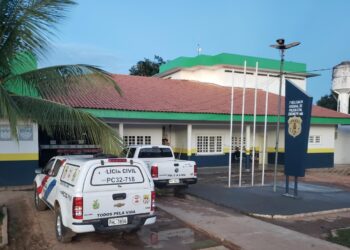 Homem foi levado para a delegacia do município. Foto: Divulgação/PC-AM