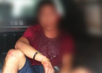 O homem não identificado foi preso e levado para a delegacia da área. Foto: Divulgação