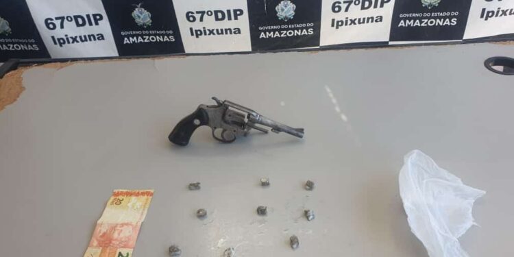 Trio atuava no comércio de entorpecentes no município de Ipixuna. Foto: Divulgação/PMAM