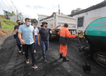 Estado repassou ao município R$ 150 milhões para pavimentação das ruas da capital. Foto: Diego Peres/Secom