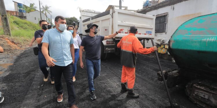 Estado repassou ao município R$ 150 milhões para pavimentação das ruas da capital. Foto: Diego Peres/Secom