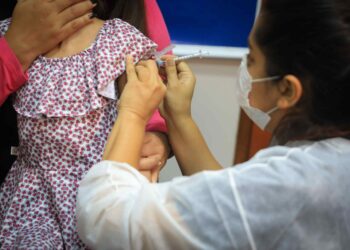 A vacinação é importante para as crianças, principalmente no retorno escolar. Foto: Arthur Castro/Secom