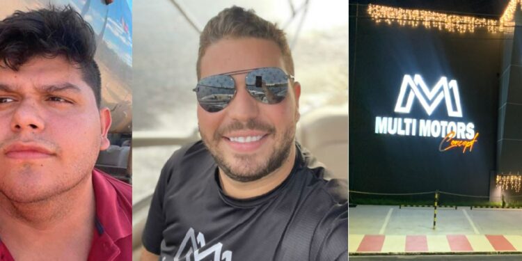 Josué (de vermelho) é procurado. Abrahão é dono de loja que dinheiro era lavado.