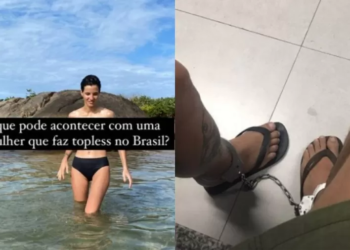 A artista não explicou em qual praia que a situação ocorreu. Foto: Divulgação