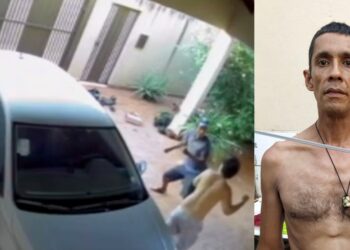 Ermildo Veiga Martins Kaneshige tinha 45 anos e foi filmado agredindo uma de suas vítimas. Foto: Polícia Civil/Reprodução