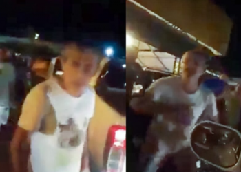 Coronel foi visto fazendo nova confusão na cidade de Manaus. Foto: Reprodução