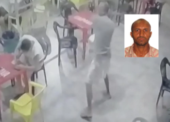 O crime foi filmado e visto por várias pessoas. Foto: Reprodução