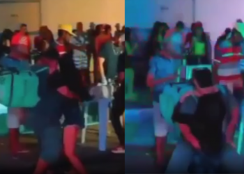 O homem foi flagrado antes de entregar ou depois da entrega. Ninguém sabe. Foto: Reprodução