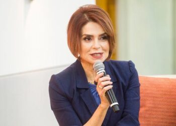 Françoise Forton na coletiva de imprensa