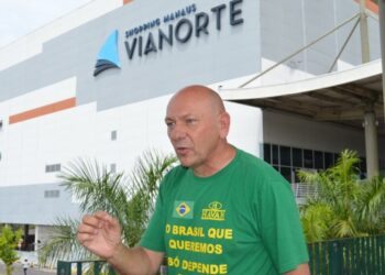 O empresário visitou o shopping Manaus ViaNorte. Foto: Divulgação