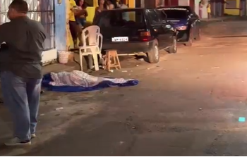 A mulher, até a manhã desta terça-feira (26), continuava sem identificação no IML. Foto: Reprodução