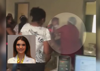 A médica chegou a desmaiar após a agressão. Foto: Reprodução