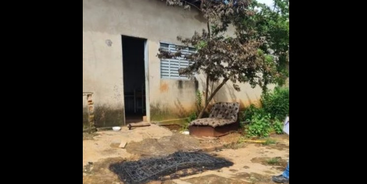 A mulher ficou gravemente queimada e está na UTI. Foto: Reprodução