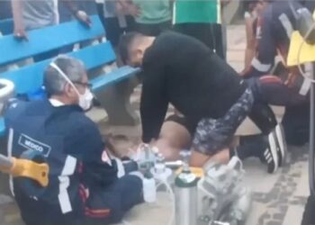 Foram realizados os primeiros socorros, mas o garoto não resistiu. Foto: Reprodução