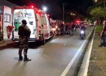 O acidente aconteceu na madrugada. Foto: Divulgação