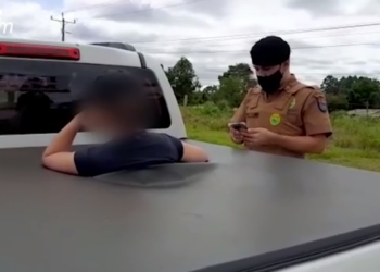 Situação aconteceu em Cascavel, no Paraná. Foto: Reprodução