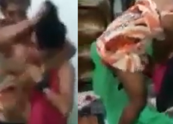 Toda a discussão e porrada foi filmada e postada nas redes sociais. Foto: Reprodução