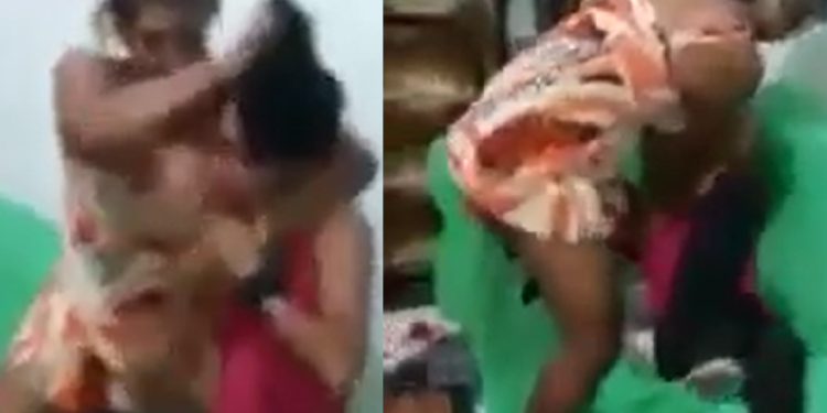 Toda a discussão e porrada foi filmada e postada nas redes sociais. Foto: Reprodução