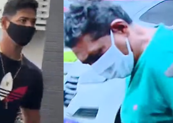 Paulo foi preso um dia antes e contou que foi o pai que cometeu o crime. Foto: Reprodução