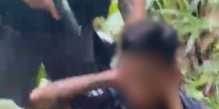 A polícia conseguiu chegar até o local indicado. Foto: Reprodução