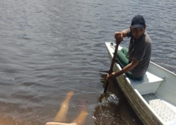 Canoeiros encontraram o corpo na manhã desta segunda-feira (7). Foto: Divulgação