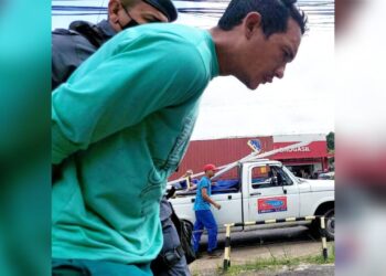 O homem foi preso e levado para a Delegacia da Mulher. Foto: Divulgação