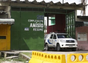 Brasília -  Portão principal do Complexo Penitenciário Anísio Jobim (Compaj), em Manaus (Marcelo Camargo/Agência Brasil)