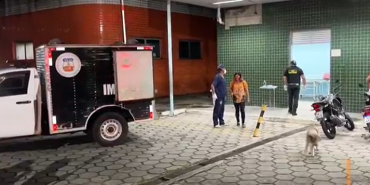 O homem foi levado ao pronto socorro. Foto: Divulgação