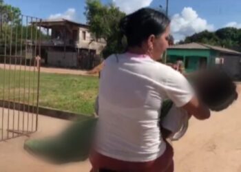 Falta de estrutura na cidade chamou a atenção. Foto: Reprodução