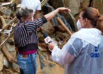 Mulher ainda não tinha perdido as esperanças. Foto: Reprodução/G1