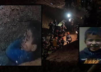 Menino não resistiu logo após ser resgatado do poço. Foto: Reprodução